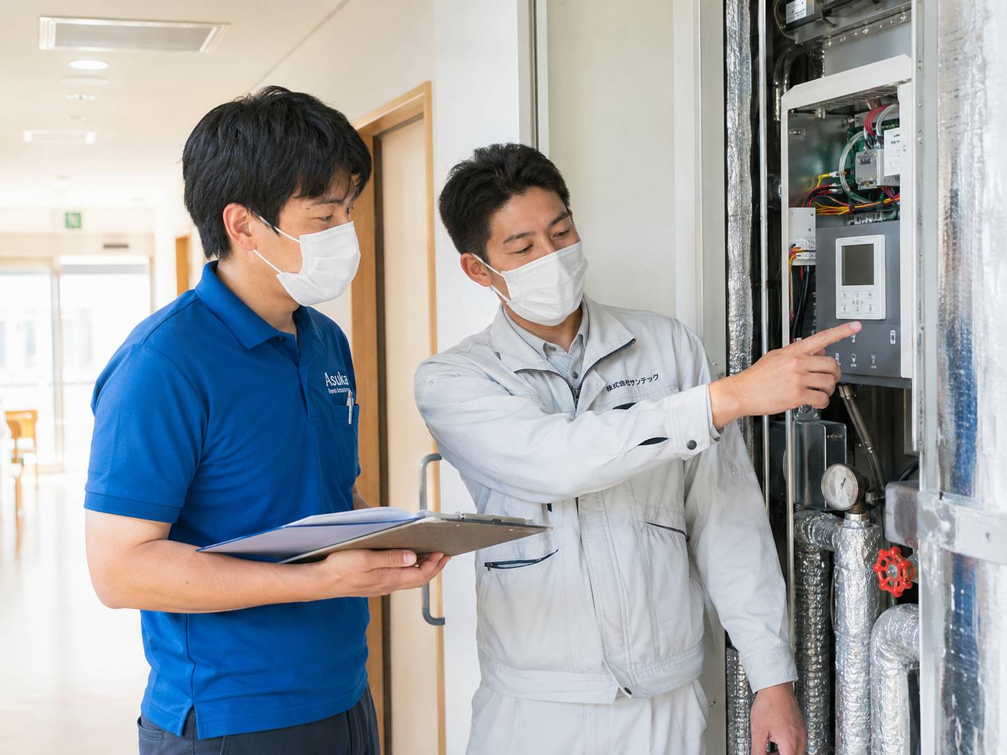 空調・電気・配管などの設備工事
